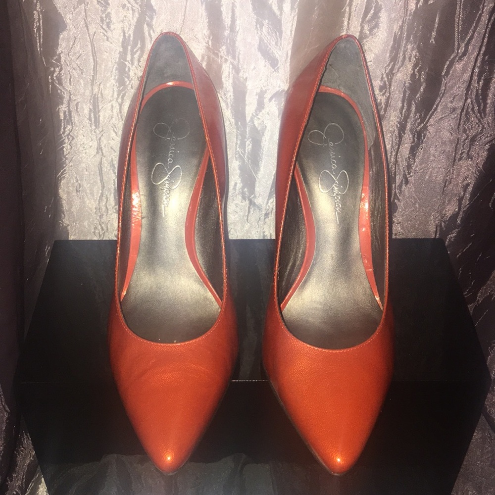 Burnt orange heels